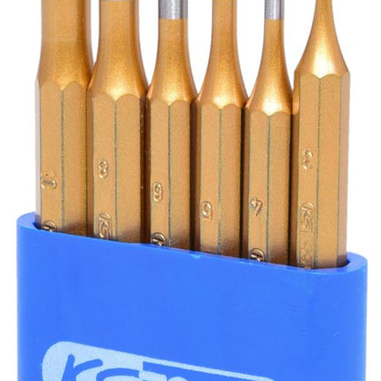 KS TOOLS Splintentreiber-Satz, 6-tlg  Ø3-4-5-6-8-10mm ( 162.2123 ) - Toolbrothers