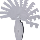 KS TOOLS Trapez-Gewindestahllehre, für 30° Gewinde, 2-12mm ( 300.0622 ) - Toolbrothers