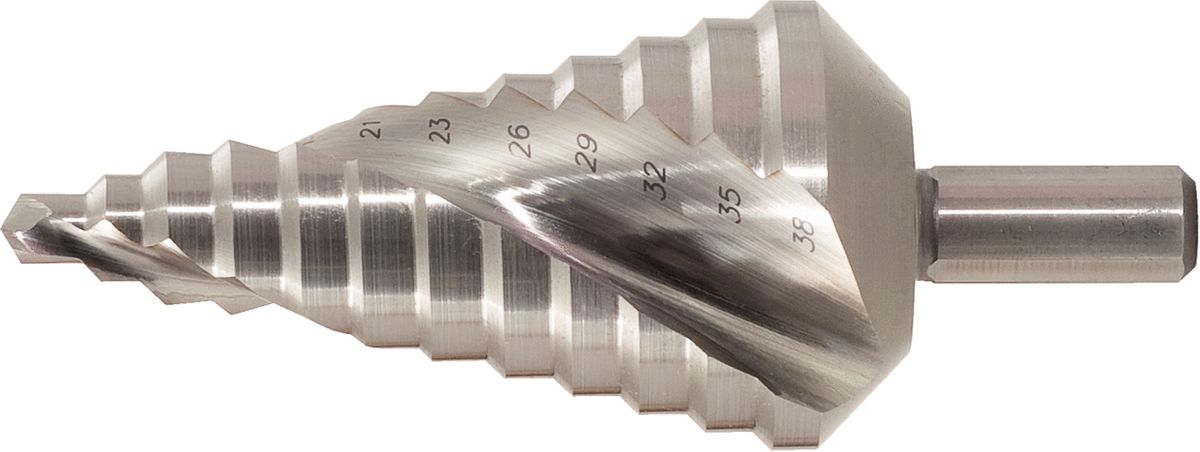 KS TOOLS Broca escalonada HSS,Ø 6-32mm, 9 niveles ( 330.2313 )