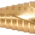 KS TOOLS HSS-TiN Stufenbohrer,Ø 6-25mm, 7 Stufen ( 330.2357 ) - Toolbrothers