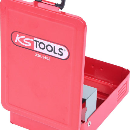 KS TOOLS HSS Stufenbohrer-Satz, Stahlblechkassette 3-tlg ( 330.2403 ) - Toolbrothers