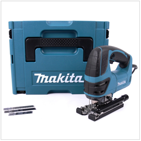 Makita 4350 FCTJ 720 W Pendelhubstichsäge im MAKPAC inkl. 6 tlg. Sägeblatt Set - Toolbrothers