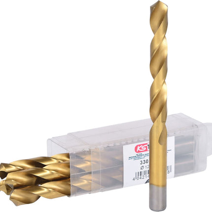 KS TOOLS HSS TiN Spiralbohrer, 12,5mm, 5er Pack ( 330.4125 ) - Toolbrothers