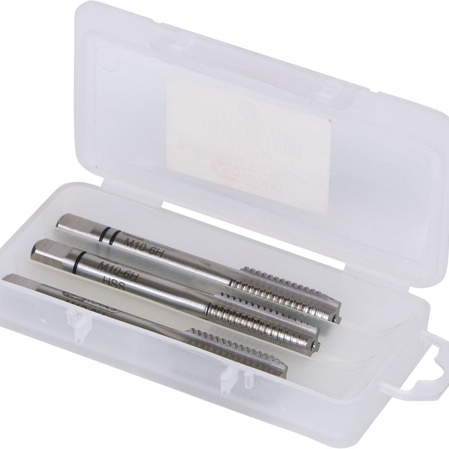 KS TOOLS HSS Handgewindebohrer-Satz M, M10x1,5, 3-tlg ( 331.0100 ) - Toolbrothers