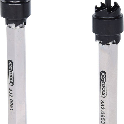 KS TOOLS HSS Schweißpunkt-Fräser-Satz, 2-tlg, 8-10mm ( 332.0950 ) - Toolbrothers