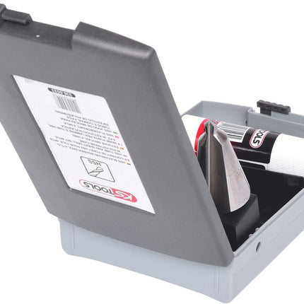 KS TOOLS HSS Blechschälbohrer-Satz, Kunststoffkassette 4-tlg ( 336.0533 ) - Toolbrothers
