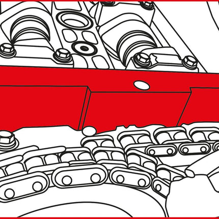 KS TOOLS Motoreinstell-Werkzeug-Satz für Jaguar / Land Rover, 8-tlg ( 400.0025 ) - Toolbrothers