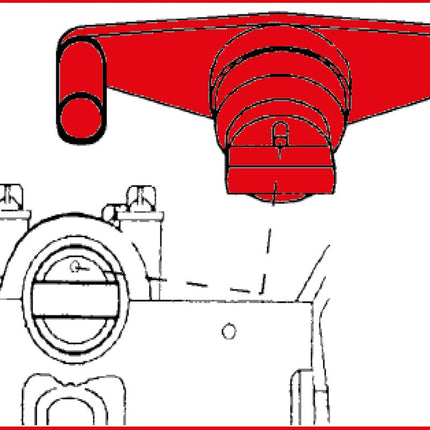 KS TOOLS Motoreinstell-Werkzeug-Satz für GM / Opel / Saab, 5-tlg ( 400.0675 ) - Toolbrothers