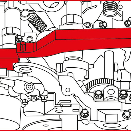 KS TOOLS Motoreinstell-Werkzeug-Satz für BMW, 4-tlg ( 400.2550 ) - Toolbrothers