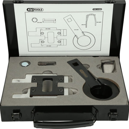 KS TOOLS Motoreinstell-Werkzeug-Satz für Opel, 11-tlg ( 400.4480 ) - Toolbrothers