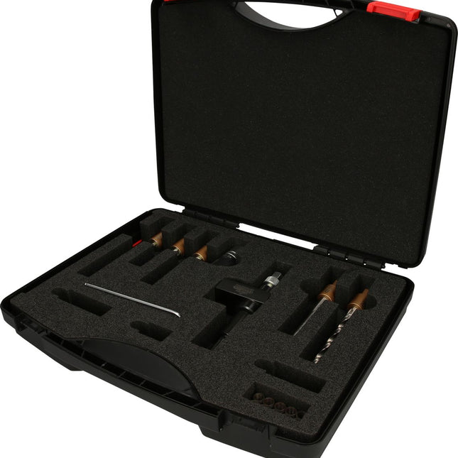 KS TOOLS Injektor-Spannschrauben-Ausbohr-Satz, 22-tlg ( 405.0050 ) - Toolbrothers