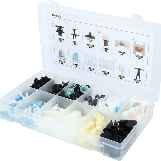 KS TOOLS Befestigungs-Clip-Satz für Audi, 160-tlg ( 420.0000 ) - Toolbrothers