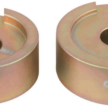 KS TOOLS Jeu de plaques de maintien de montage pour VW / Audi / Seat / Škoda, 2 pcs ( 440.0064 )