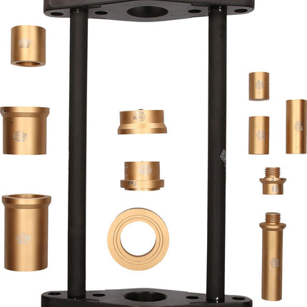 KS TOOLS Universal-Satz zum Auswechseln von Achsschenkelbolzen 45 t, 12-tlg ( 440.0665 ) - Toolbrothers