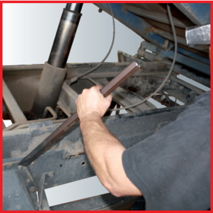 KS TOOLS Scalpello piatto per meccanica, 400x25mm ( 450.0026 )