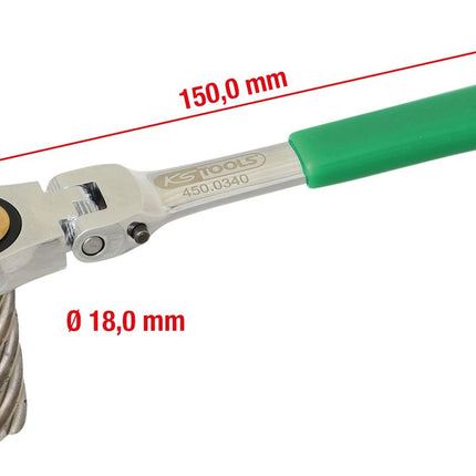 KS TOOLS Alesatore ABS mezzi pesanti Ø18x45 mm ( 450.0340 )