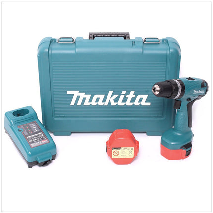 Makita 8281 DWAE 14,4 V Akku Schlagbohrschrauber mit 2x 1,9 Ah Akku, Lader im Koffer - Toolbrothers