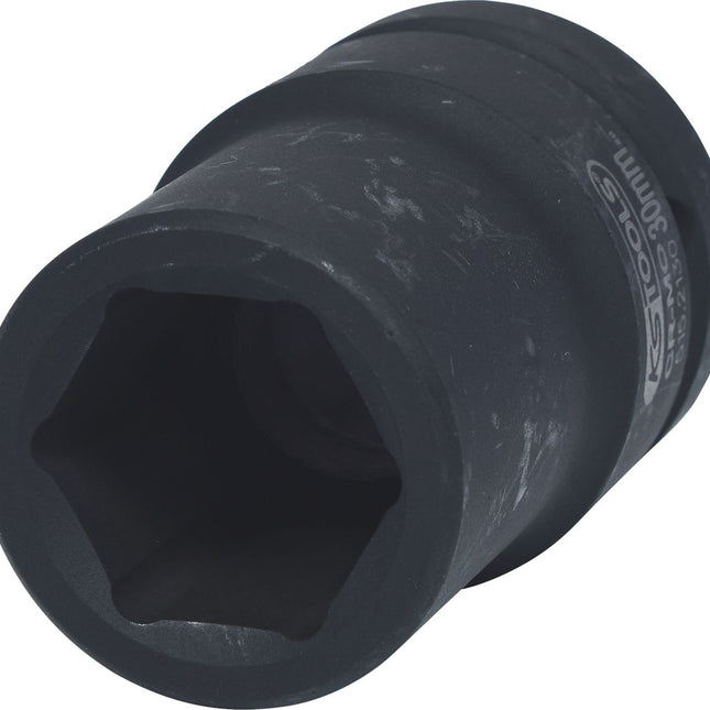 KS TOOLS 1" Sechskant-Kraft-Stecknuss, mittel lang, 30mm ( 515.2130 ) - Toolbrothers