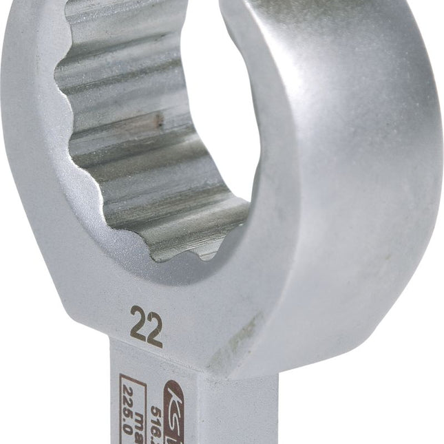KS TOOLS 9x12mm Einsteck-Ringschlüssel offen, 22mm ( 516.2522 ) - Toolbrothers