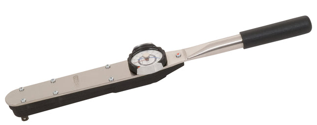 KS TOOLS 1/4' Comprobador de par con reloj comparador y función de valor máximo, 0,7-3,5Nm ( 516.3610 )