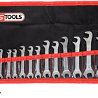 KS TOOLS Doppelmaulschlüssel-Satz,15°+75° 15-tlg3,2-14mm ( 517.1700 ) - Toolbrothers