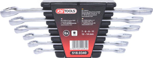 KS TOOLS Bremssystem-Entlüfterschlüssel-Satz, 6-tlg ( 518.0340 )
