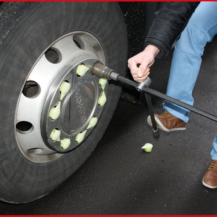 KS TOOLS Rad-Kreuzschlüssel mit Gleitgelenk für NKW, 3/4"x24x27x32mm ( 518.1163 ) - Toolbrothers