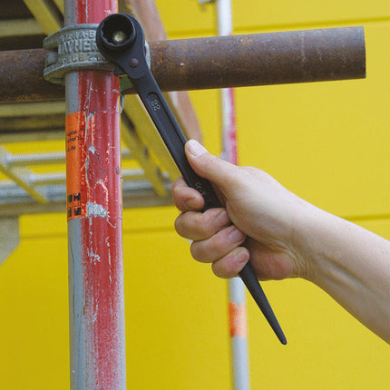 KS TOOLS Gerüstbauschlüssel, umschaltbar, 24x27mm ( 522.2427 ) - Toolbrothers