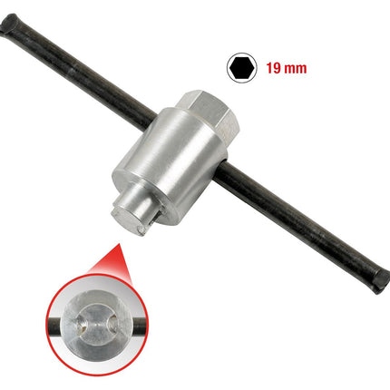 KS TOOLS Harnstoff-Ablassschlüssel für AdBlue®-Tank, 19 mm ( 550.1284 ) - Toolbrothers