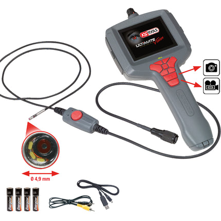 KS TOOLS ULTIMATEvision MASTER Videoskop-Satz,6-tlg,flexibel 1m,Ø4,9mm ( 550.7049 ) - Toolbrothers