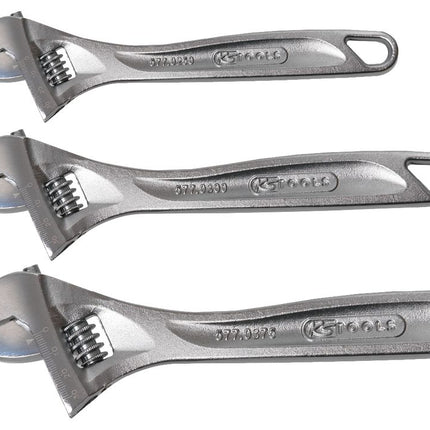 KS TOOLS Rollgabelschlüssel-Satz, verstellbar, 3-tlg ( 577.0399 ) - Toolbrothers