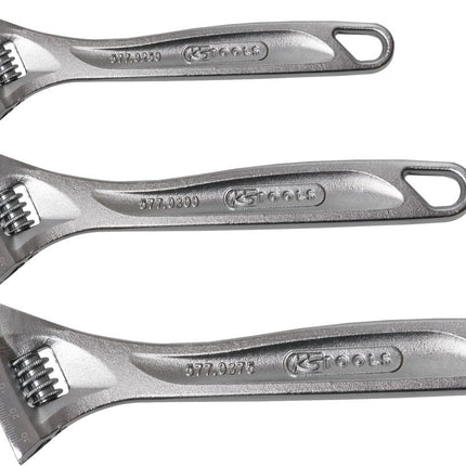 KS TOOLS Rollgabelschlüssel-Satz, verstellbar, 3-tlg ( 577.0399 ) - Toolbrothers