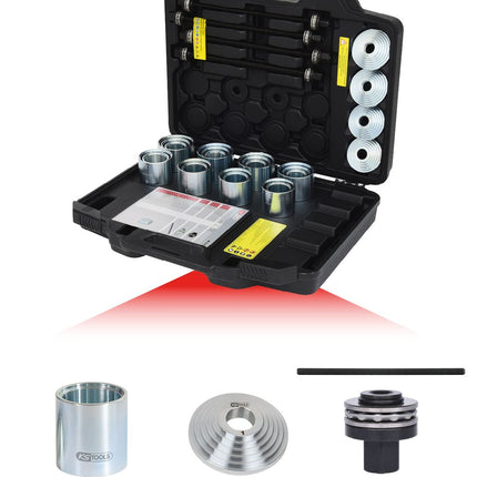 KS TOOLS Druck- und Zughülsen-Satz, 36-tlg ( 700.1700 ) - Toolbrothers