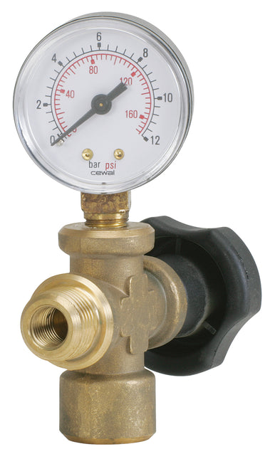 KS TOOLS Manómetro adicional para bombas de comprobación de 0-12bar ( 902.1005 )