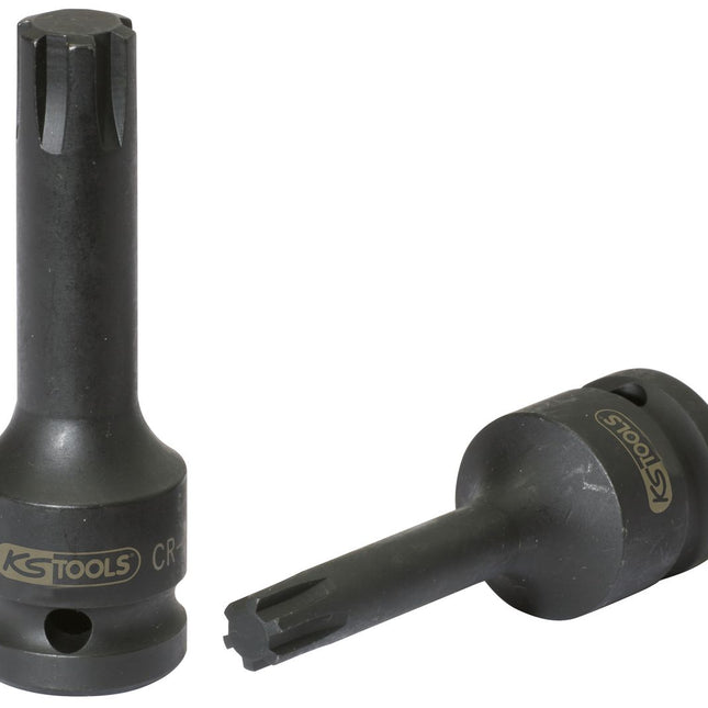 KS TOOLS 1/2" Kraft-Bit-Stecknuss für RIBE-Schrauben, M6 ( 911.0936 ) - Toolbrothers