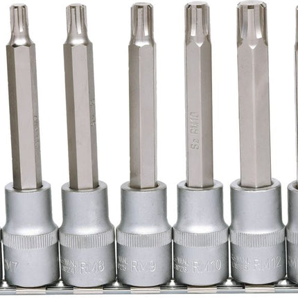 KS TOOLS Bussola 1/2', serie RIBE, 9 pz, M5-M14 ( 911.1335 )