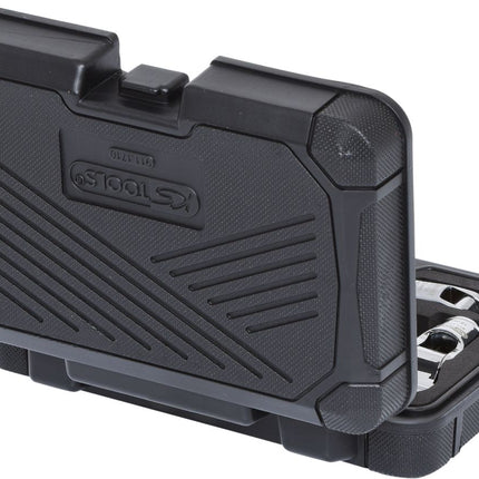KS TOOLS 3/8" Gelenk-Ringschlüssel-Stecknuss-Satz (offen), 7-tlg ( 911.1710 ) - Toolbrothers