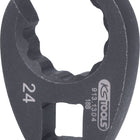 KS TOOLS 1/2' Chiave a forchetta ad innesto,poligonale, 24mm ( 913.1304 )