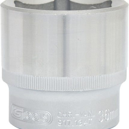 KS TOOLS 1/2" Sechskant-Stecknuss, 36mm ( 917.1347 ) - Toolbrothers