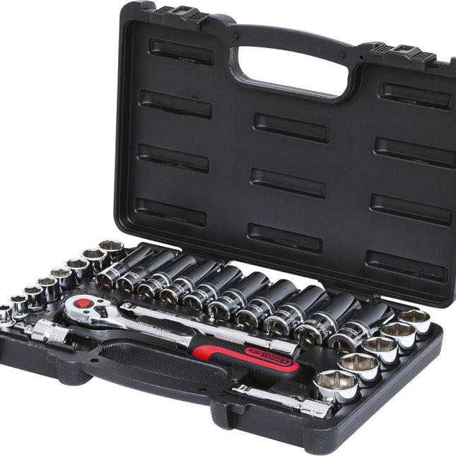 KS TOOLS 3/8" CHROMEplus Steckschlüssel-Satz, 27-tlg ( 918.0627 )
