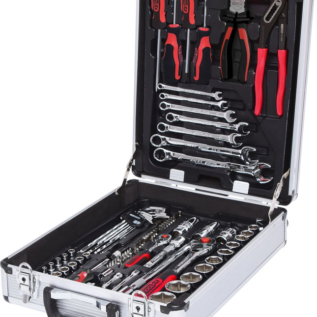 KS TOOLS 1/4"+1/2" CHROMEplus Werkzeug-Satz, 90-tlg ( 918.0690 ) - Toolbrothers