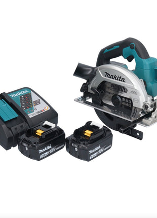 Makita DHS 661 RFU Akku Handkreissäge 18 V 165 mm Brushless + 2x 3,0 Ah Akku + Ladegerät - Toolbrothers