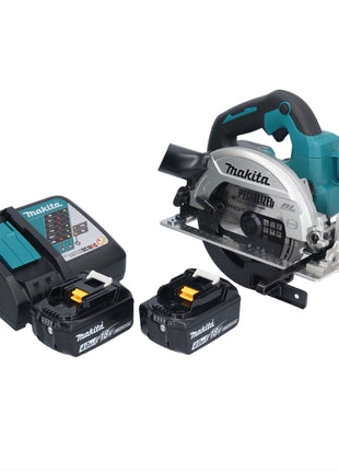 Makita DHS 661 RMU Akku Handkreissäge 18 V 165 mm Brushless + 2x 4,0 Ah Akku + Ladegerät - Toolbrothers