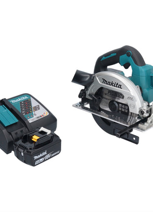 Makita DHS 661 RT1U Akku Handkreissäge 18 V 165 mm Brushless + 1x 5,0 Ah Akku + Ladegerät - Toolbrothers