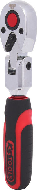 KS TOOLS 1/4" CHROMEplus Gelenk-Umschaltknarre, 72 Zahn ( 918.1493 ) - Toolbrothers
