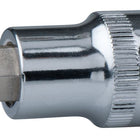 KS TOOLS 1/2' Llave de vaso con punta para tornillos con encastre hexagonal CHROMEplus, corta, 7 mm ( 918.1607 )