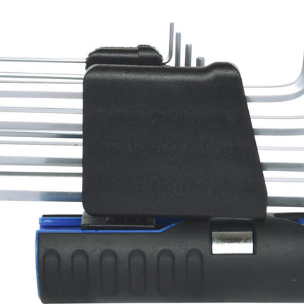 KS TOOLS 3 in 1 Innen6kant-Winkelstiftschlüssel-Satz,10-tlg lang, Kugelkopf, Zoll ( 920.2250 ) - Toolbrothers