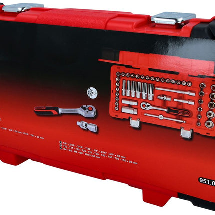 KS TOOLS 3/8" Steckschlüssel-Satz, 46-tlg ( 951.0646 ) - Toolbrothers