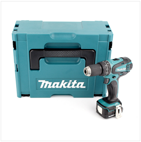 Makita DHP 446 Y1J 14,4 V Li - Ion Akku Schlagbohrschrauber im Makpac inkl. BL 1415 N 1,5 Ah Akku - Toolbrothers