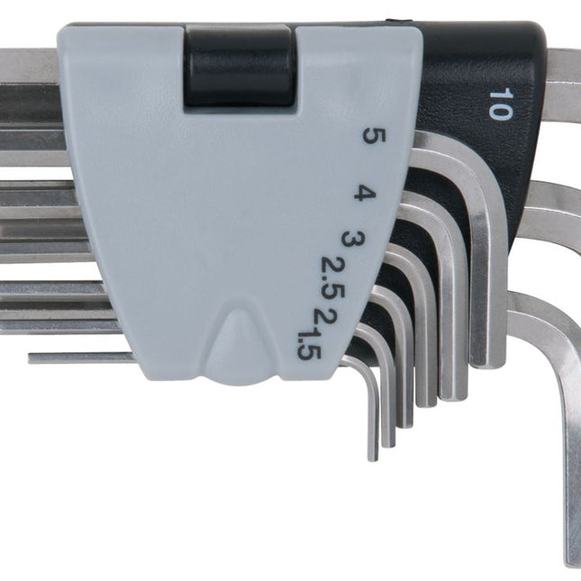 KS TOOLS Juego de llaves Allen acodadas de acero fino, 9 pzs ( 964.0320 )